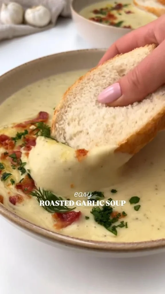 Roasted Garlic Soup – Creamy & Easy Garlic Lover’s Dream